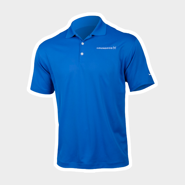 Grundfos Web Store. Men's Blue Sapphire Nike Golf Shirt
