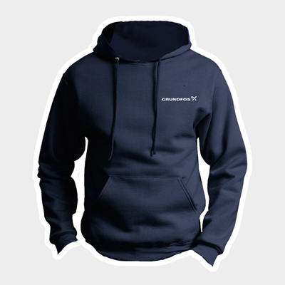 Picture of Jerzees Navy Hooded Sweatshirts