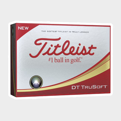 Picture of Sleeve Of Titleist DT TruSoft Golf Balls